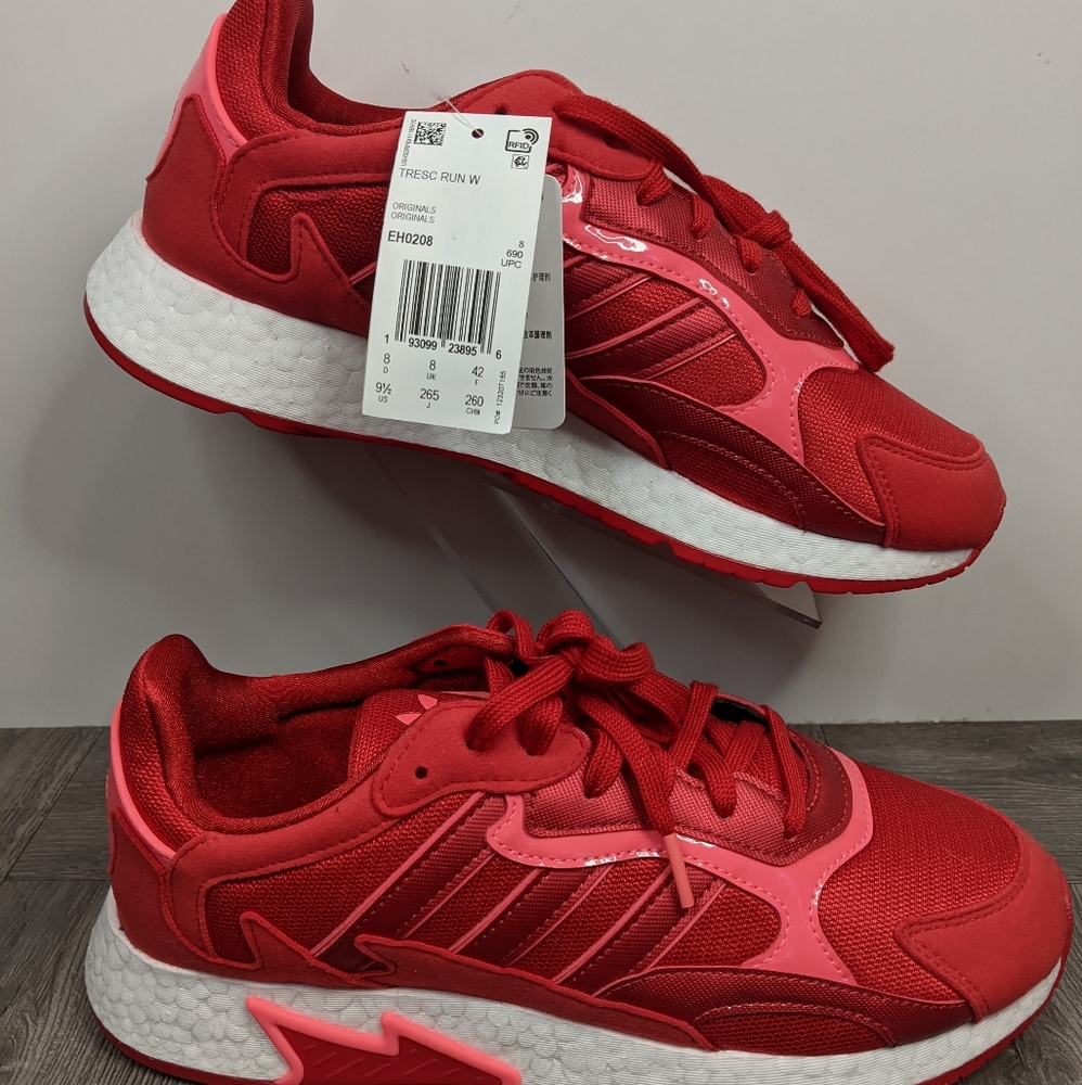 Adidas Original Womens Tresc Run Boost Red/Pink